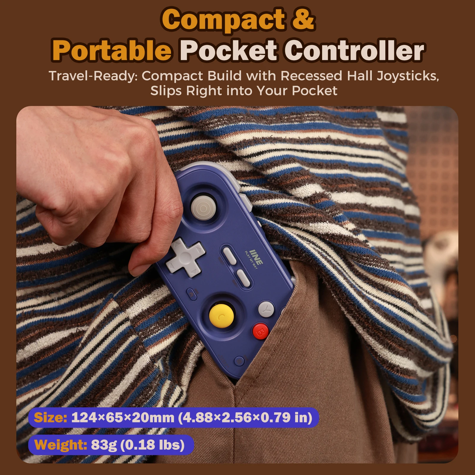 IINE Retro Mini Gamepad Contro - Retro Gaming Stick recensione e prezzo