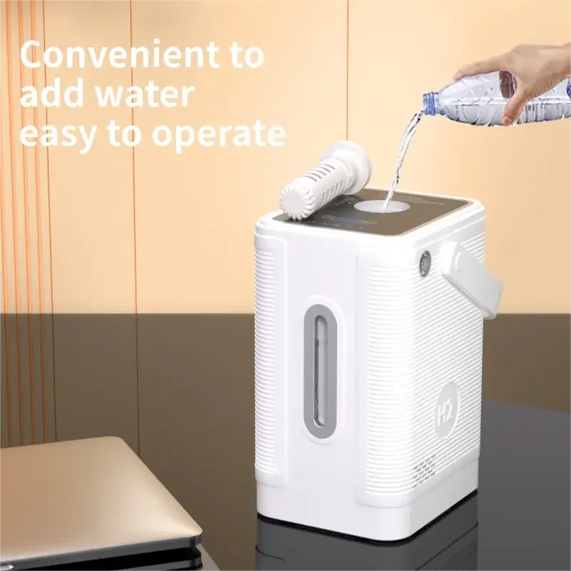 Factory directly Portable PEM Hydrogen Inhalation Machine 450ml 99.99% Hydrogen Breathing Machine Hydrogen Generator