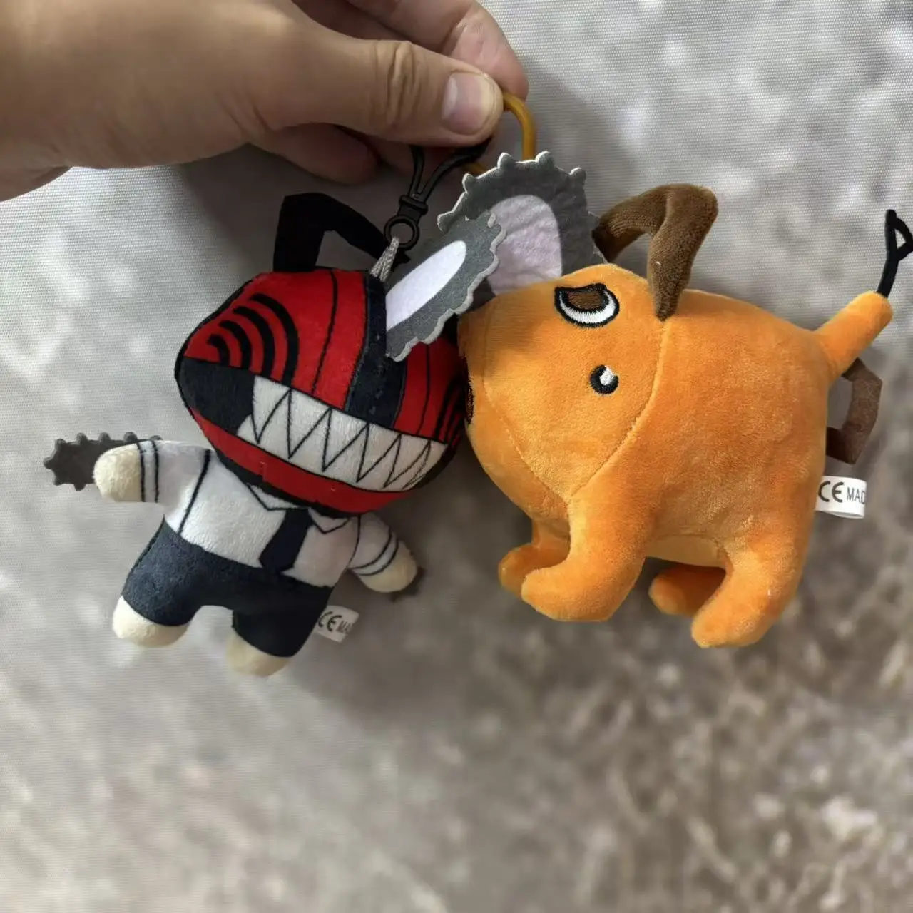 

12cm Anime Chainsaw Man Dolls Plush Toy Cartoon Pochita Orange Dog Pillow Stuffed Soft Toy for Kids Birthday Gift