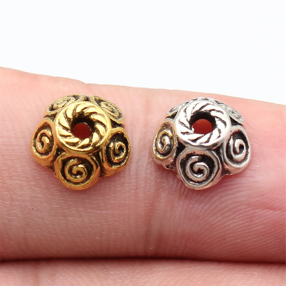 Classic Flower Bead Cap End Caps Spacer Beads Jewelry Making Accessories For DIY Handmade Craft Supplies