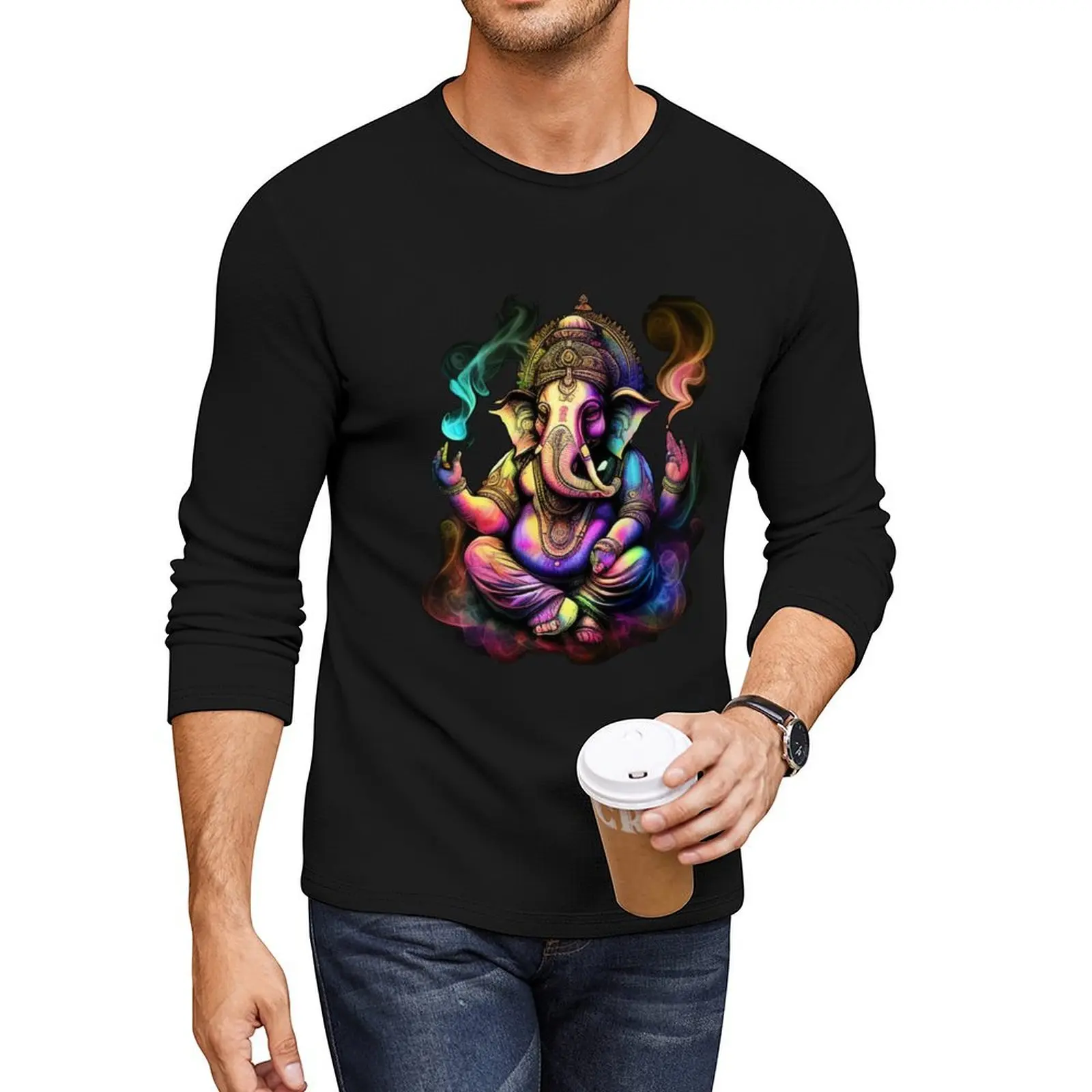 Ganesh Ganesha Long T-Shirt t shirt man funny t shirts new edition t shirt boys shirts mens cotton shirts