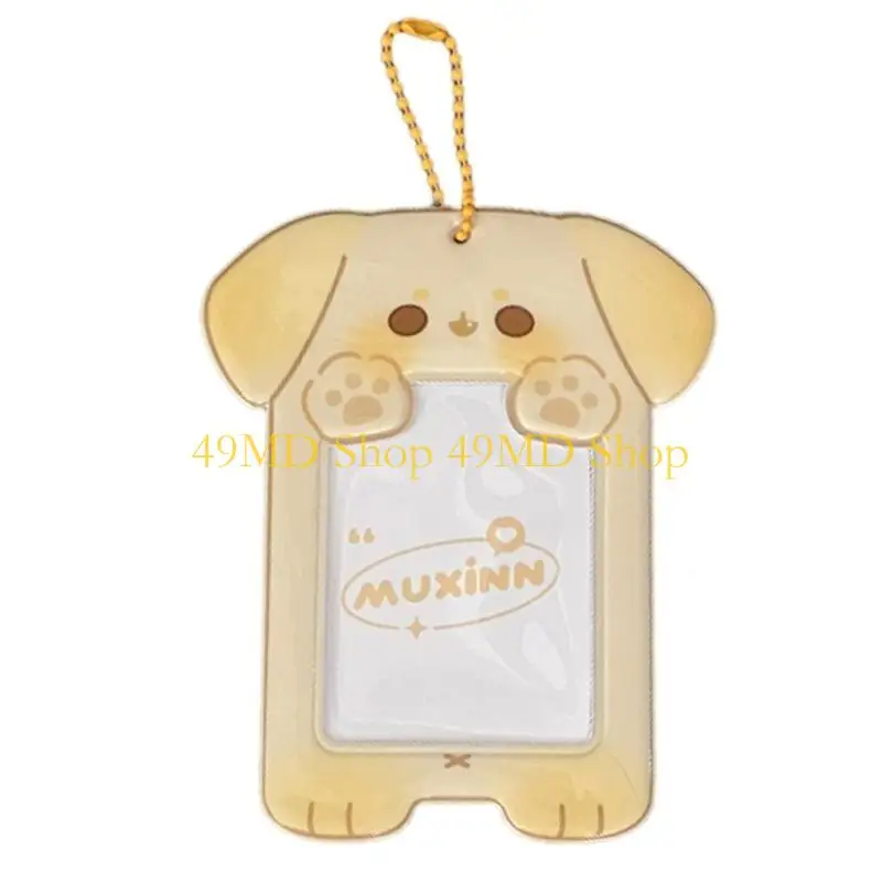 

49MD милый держатель для фотокарт в форме животного протектор для фото с рукавом для открытки, кредитного банка, автобуса для