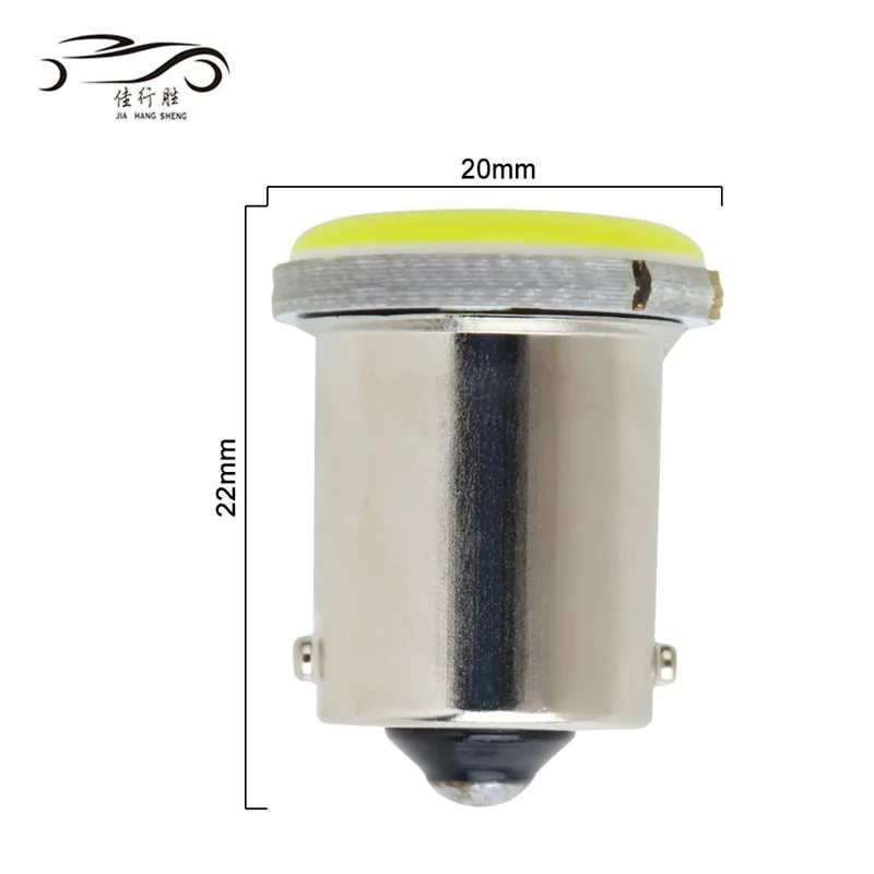 10pcs 12V Car LED Light Signal Bulbs 5 Colors 1156 Ba15S COB 12SMD P21W Super Bright Motorcycle Turn Light Brake Lamp