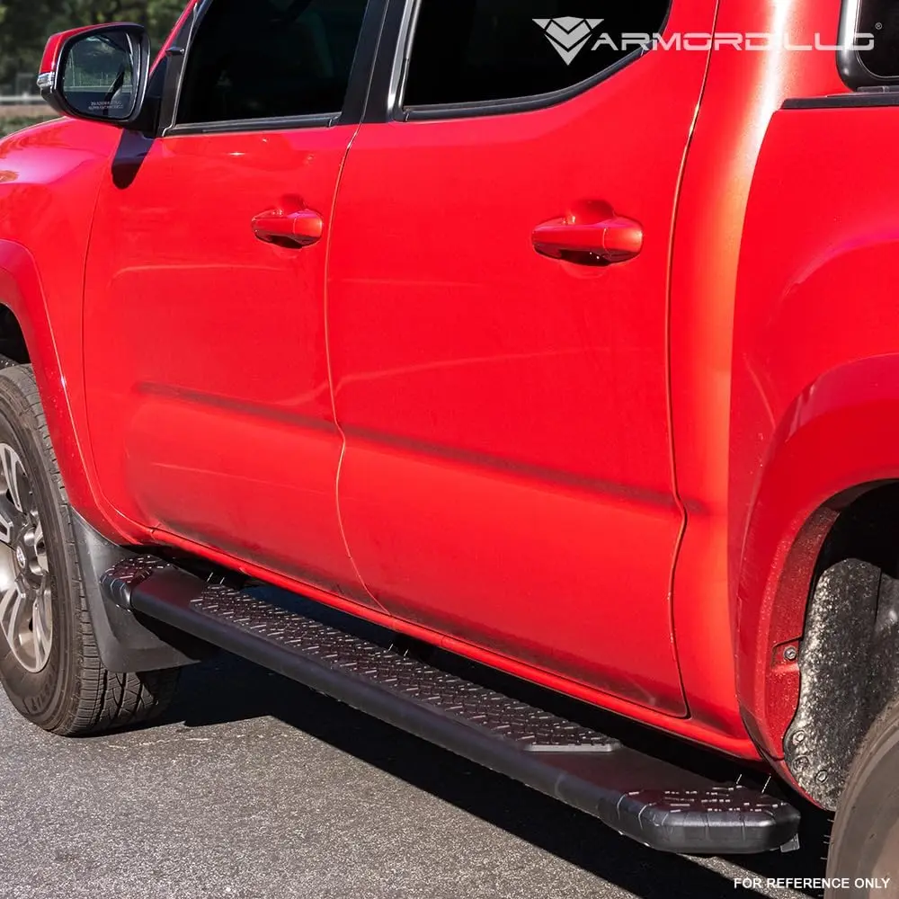 لوحات تشغيل على طراز TI مقاس 5 بوصات | متوافق مع كابينة Toyota Tacoma Access (موسعة) لعام 2005-2023 | 8735817 | أسود مطفي | قضبان نيرف ذات الخطوات الجانبية