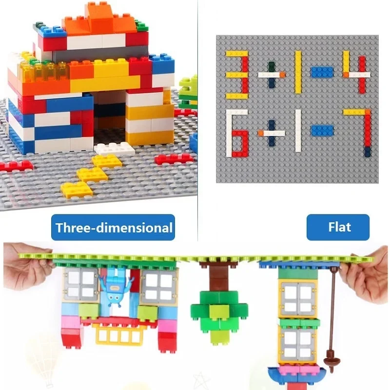 4Pcs Base Plates 32x32 16x32 Dots Classic BasePlates Blocks Plastic Building Bricks Assembly Compatible Brand MOC Friends City