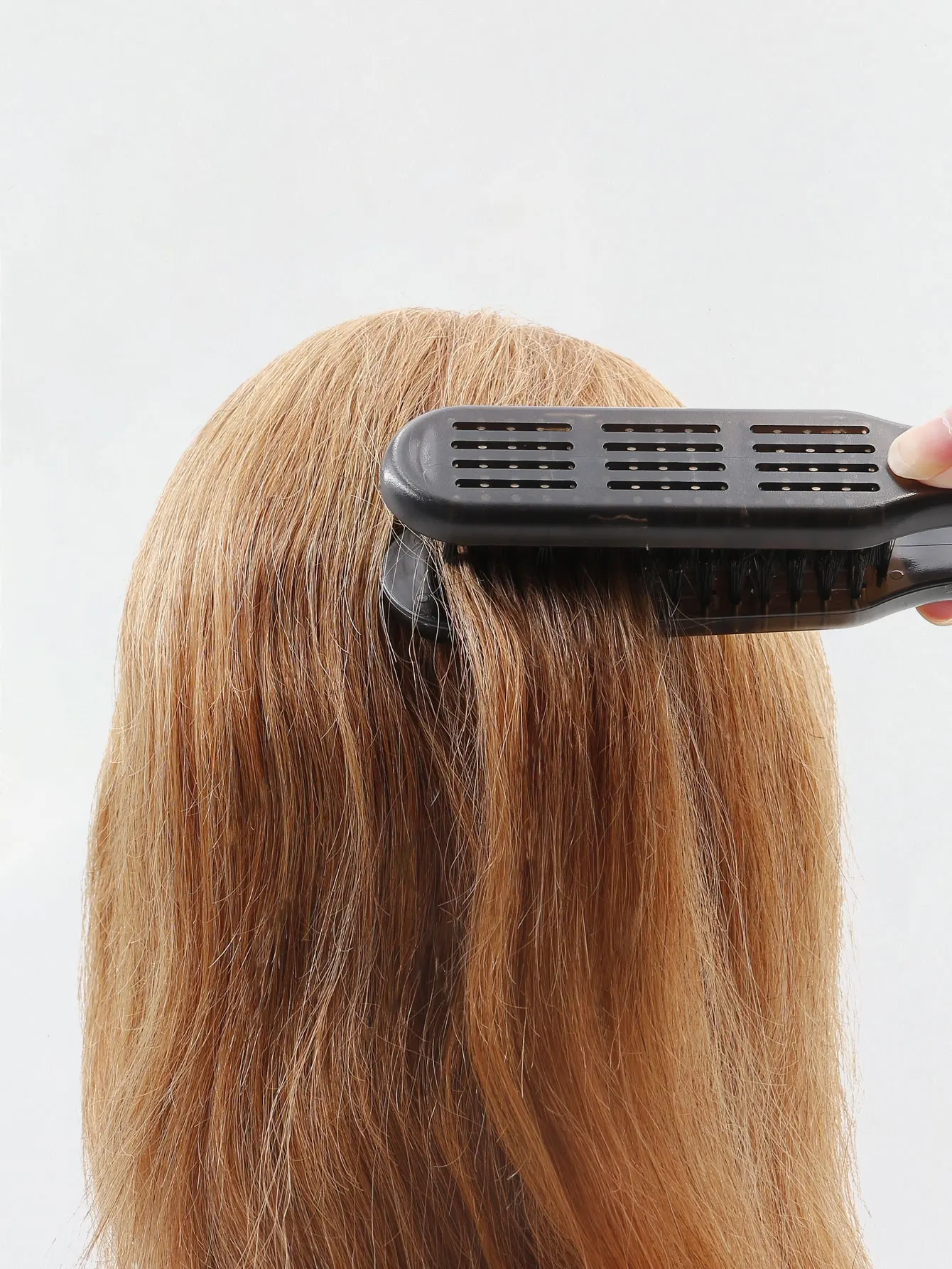 1pc Straightening Hair Brush, Straightening Brush, Ceramic With Nylon Bristles For Thick Coarse Hair – Use For Smoothing And Straight Hair Styles Comb Hair Tools, Hair Products And Accessories For Barber Salon Beauty Back To School sb2212025188996005
