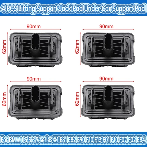 4 шт., подставка под автомобиль для BMW 1 3 5 6 7 серии X1 E81 E82 E90 F10 F13 F01 F10 F07 F02 E84