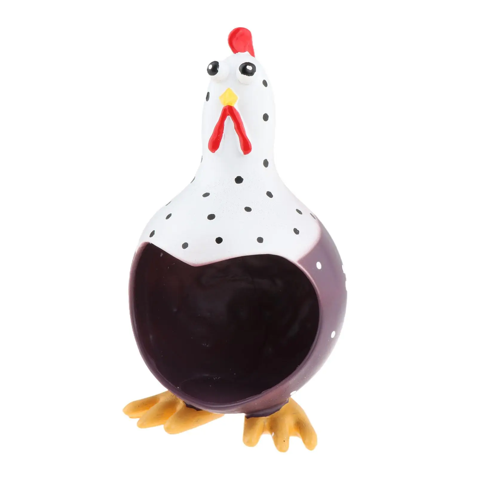 Chicken Shaped Egg Storage Garden Crafts Chicken Ornament for Gathering Fresh Eggs Home Decoration Egg Collection Egg Container