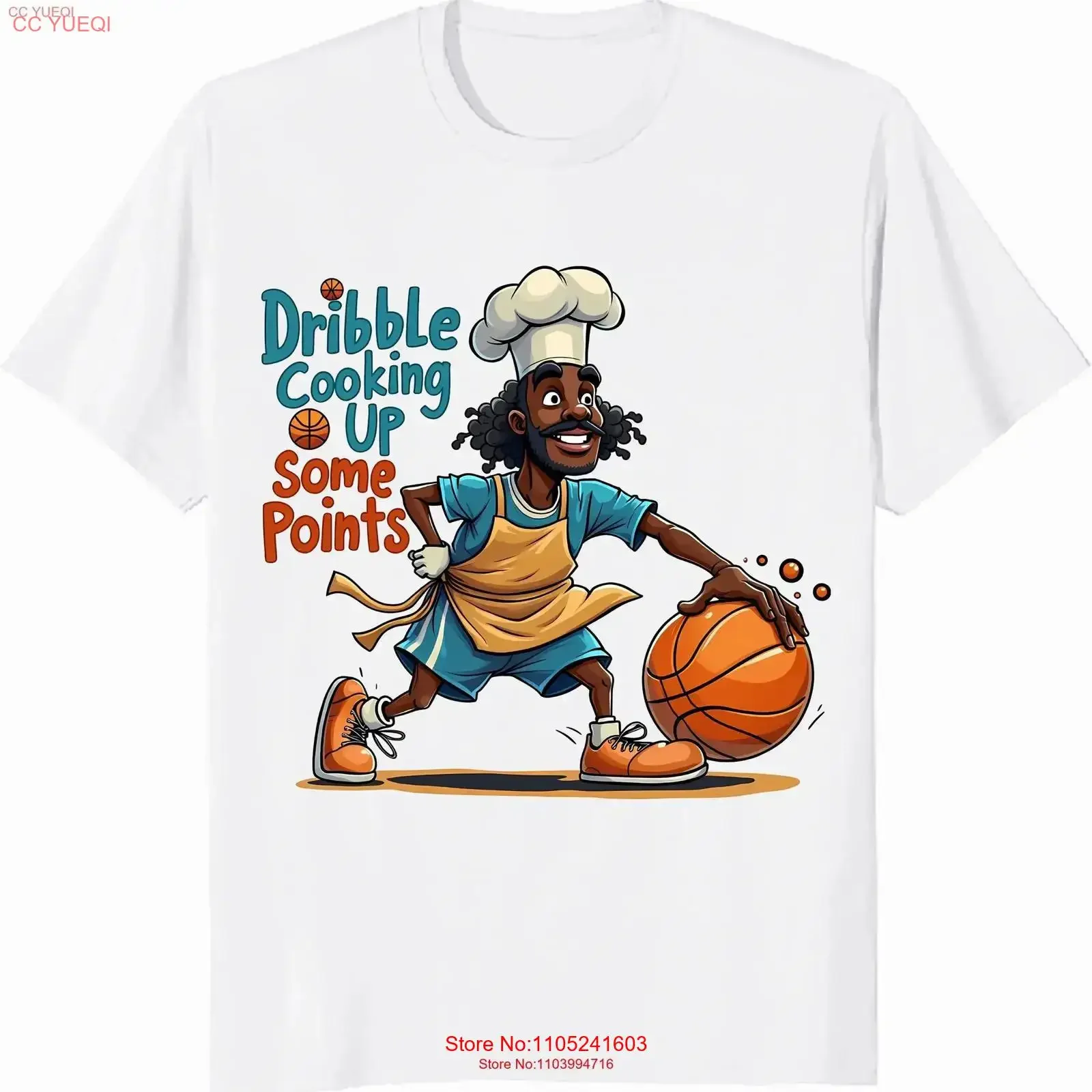 Basketball Dribble Cooking Up Some Points T Shirt Sports Fan Apparel Athlete for Player Game Day Outfit vintage Washed Casual