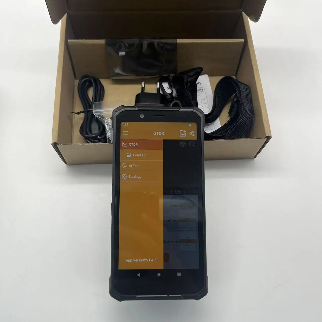 Handheld integrated maintenance terminal with LAN test, VFL, video troubleshooting, OPM, ONU test, scanning and other functions