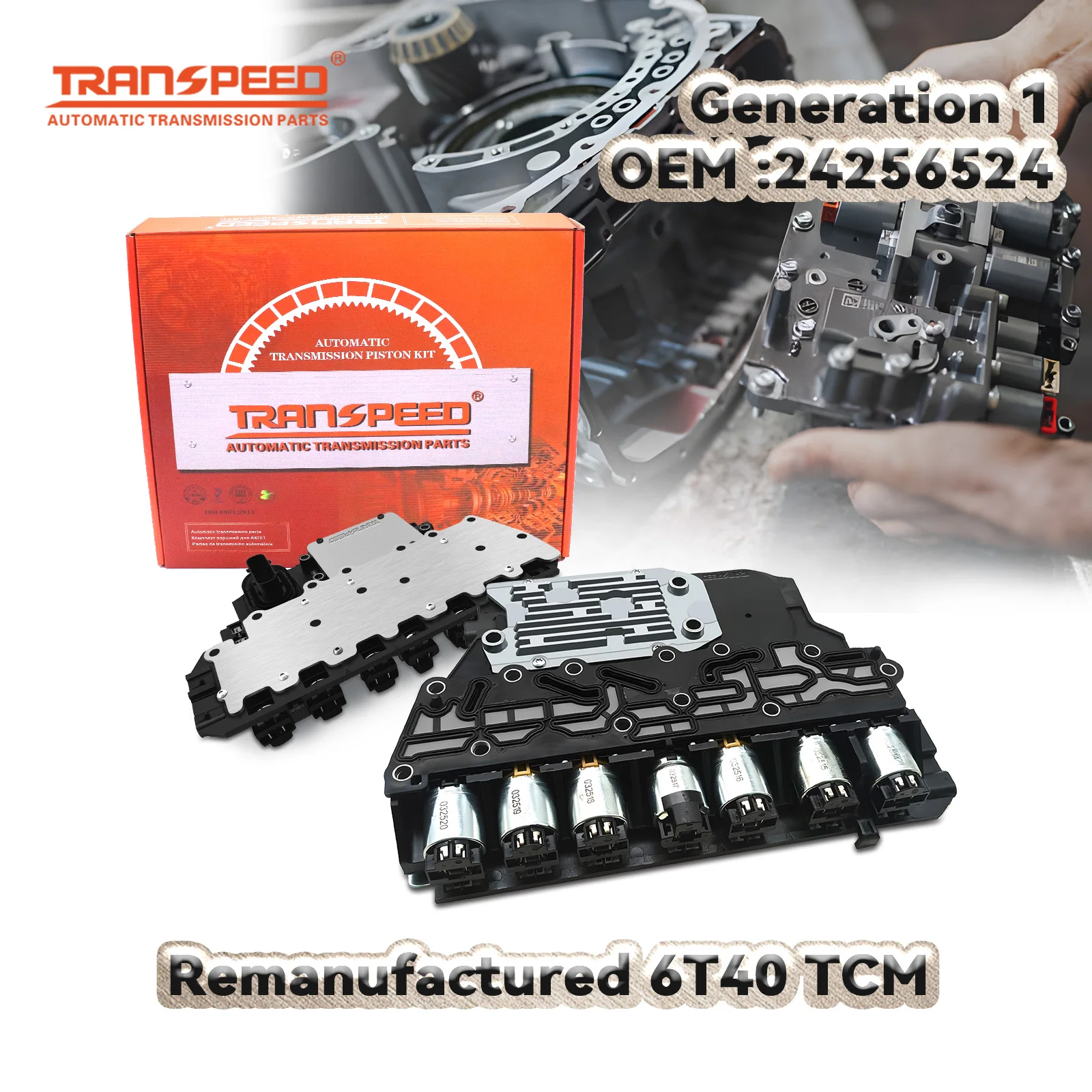 TRANSPEED 6T40 6T45 TCM 24256524   Módulo de controle de transmissão para Chevy Cruze Malibu e Buick Regal 6T30E 6T40E 6T45E 6T50E