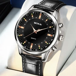 Luxury Brand Watch Men Quartz Watches Leather Strap Fashion Business Wristwatches Dropshipping Π§Π°ΡΡ ΠΡΠΆΡΠΊΠΈΠ΅ Reloj