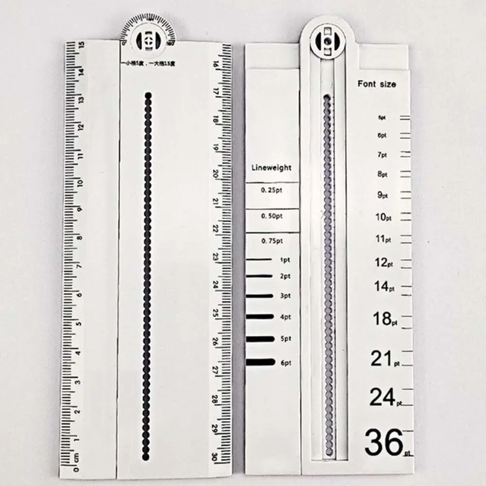 Simple Style Angle Stationery Supplies 30cm Rectangle Ruler Compass parallel Ruler Protractor Drawing Tool