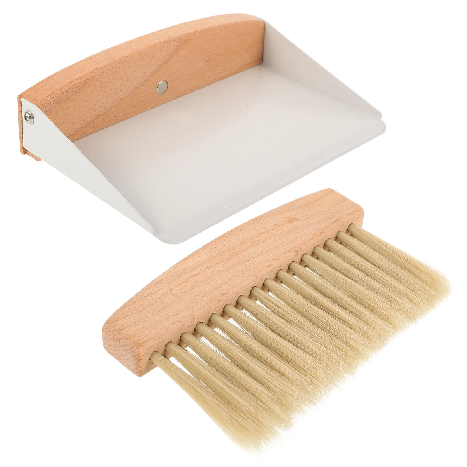 Small Broom Dustpan Paint Brushes for Kids Cleaning Supplies Household Table Tabletop Mini