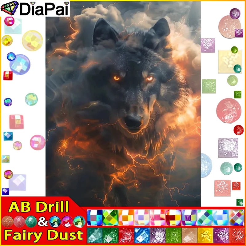 DIAPAI Fairy Dust AB 5d Diamond Painting Full Square/Round 