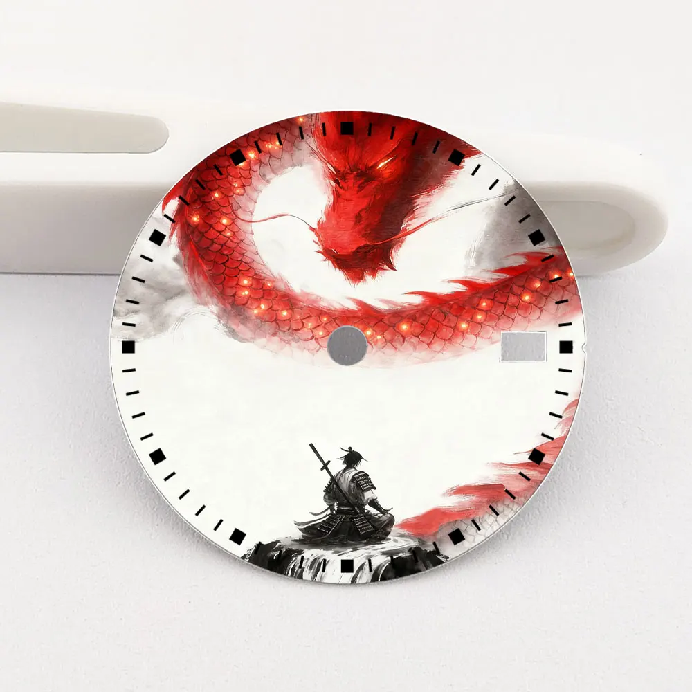 Watch Dial 28.5mm nh35 Dial Custom Pattern  Color Printing nh35 Watch Face Fit NH35/36 Movement Watch Parts