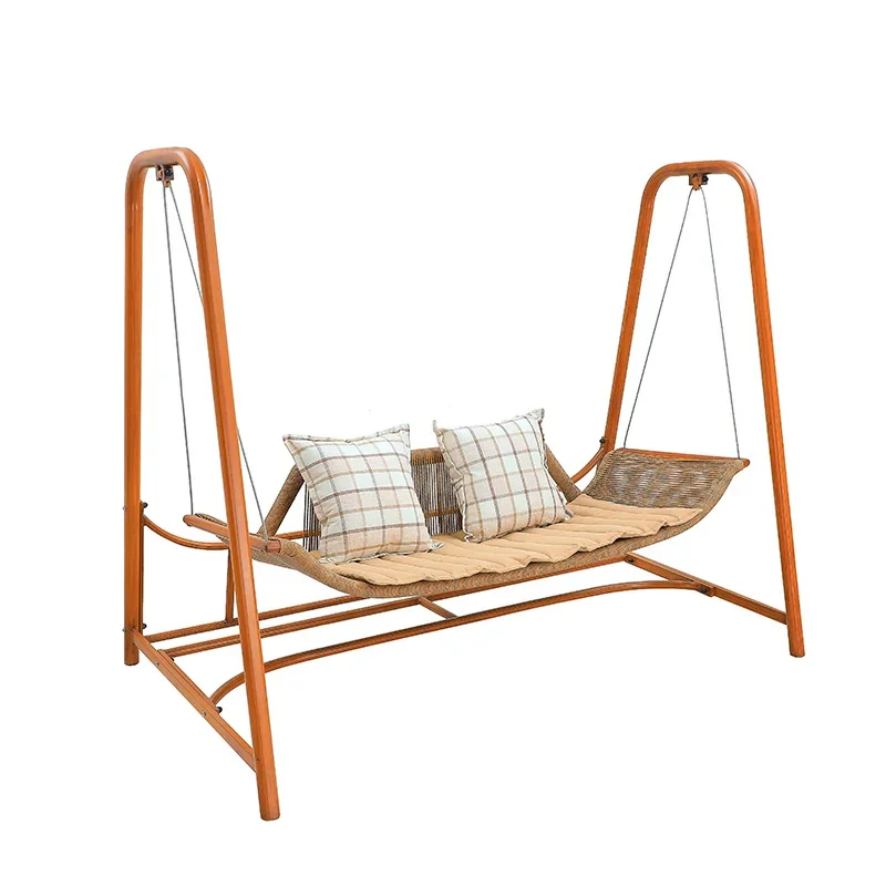 

Wife and son outdoor swing courtyard outdoor double hammock indoor net red garden hanging chair balcony home rocking chair