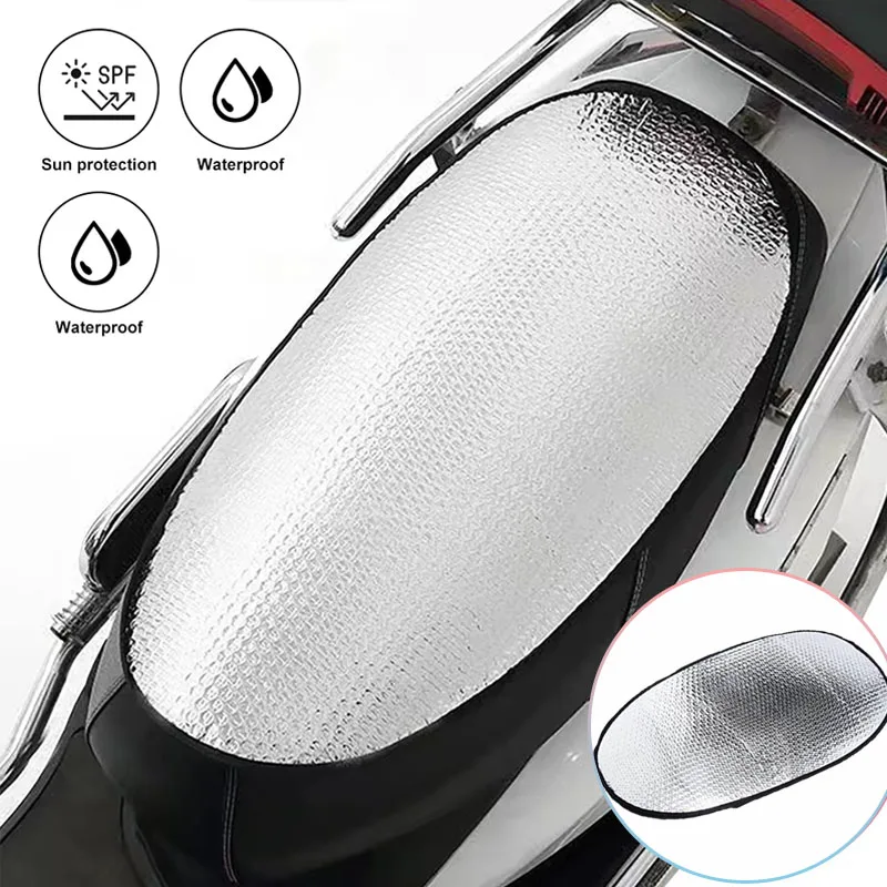 1-20PCS Universal Sunshade Motorcycle Seat Cover Breathable Waterproof Proof Thermal Insulated for Electric Bike Scooter Outdoor