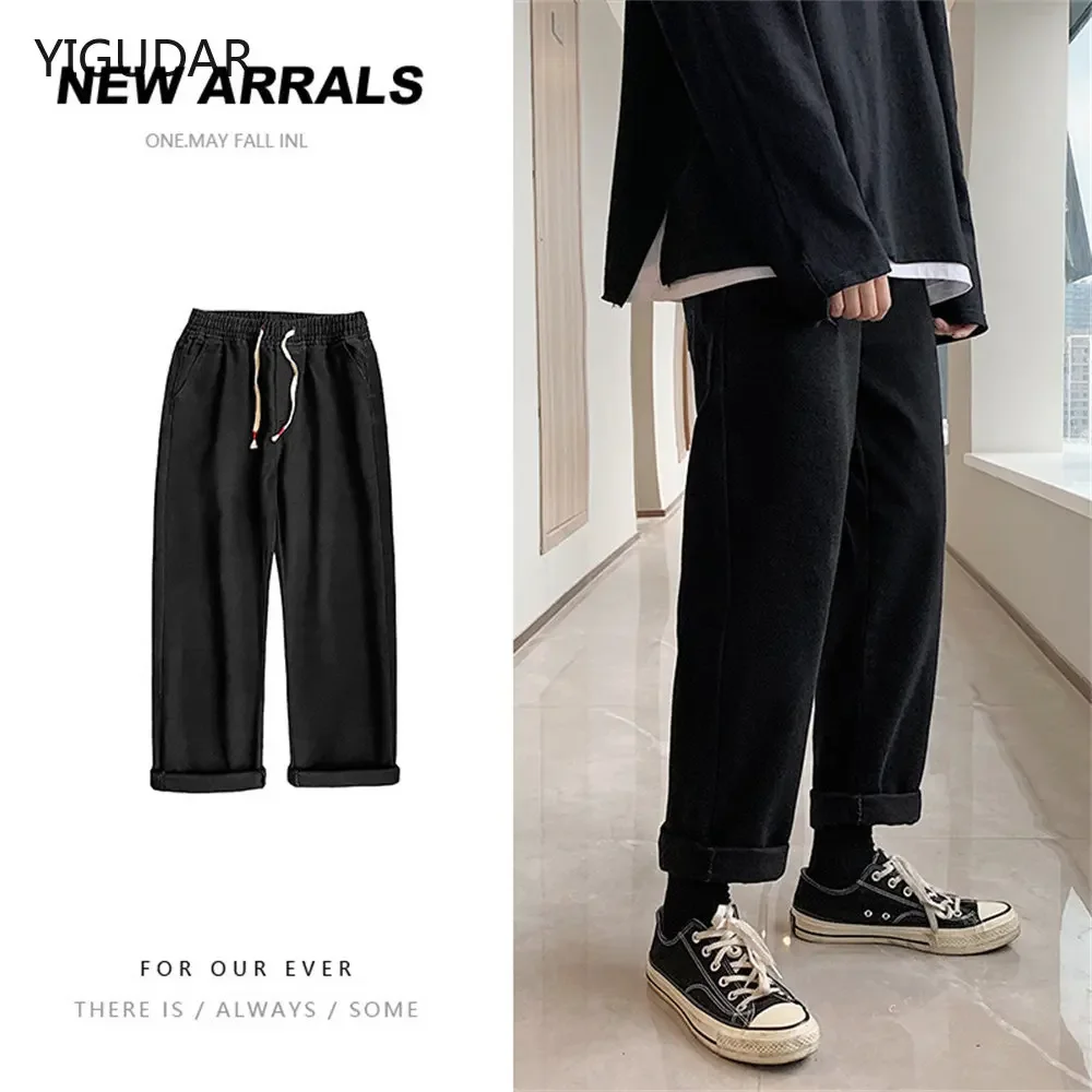 

Джинсовые брюки с эластичной резинкой на талии, джинсы, мужские брюки, повседневные джоггеры, эластичные узкие джинсы с высокой талией, сексуальные леггинсы, узкие брюки