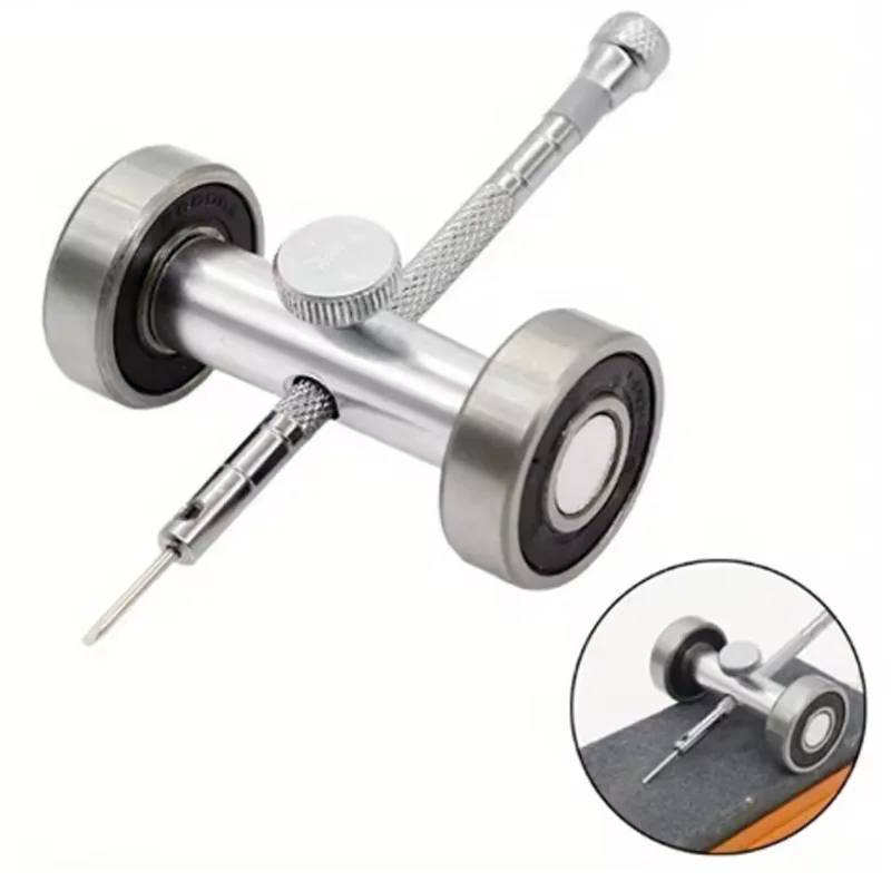 Screwdriver Sharpener Aluminum Alloy Watch Repair Sharpening Holder&Guide Tool Watchmakers Watch Repair Maintenance caciaviti