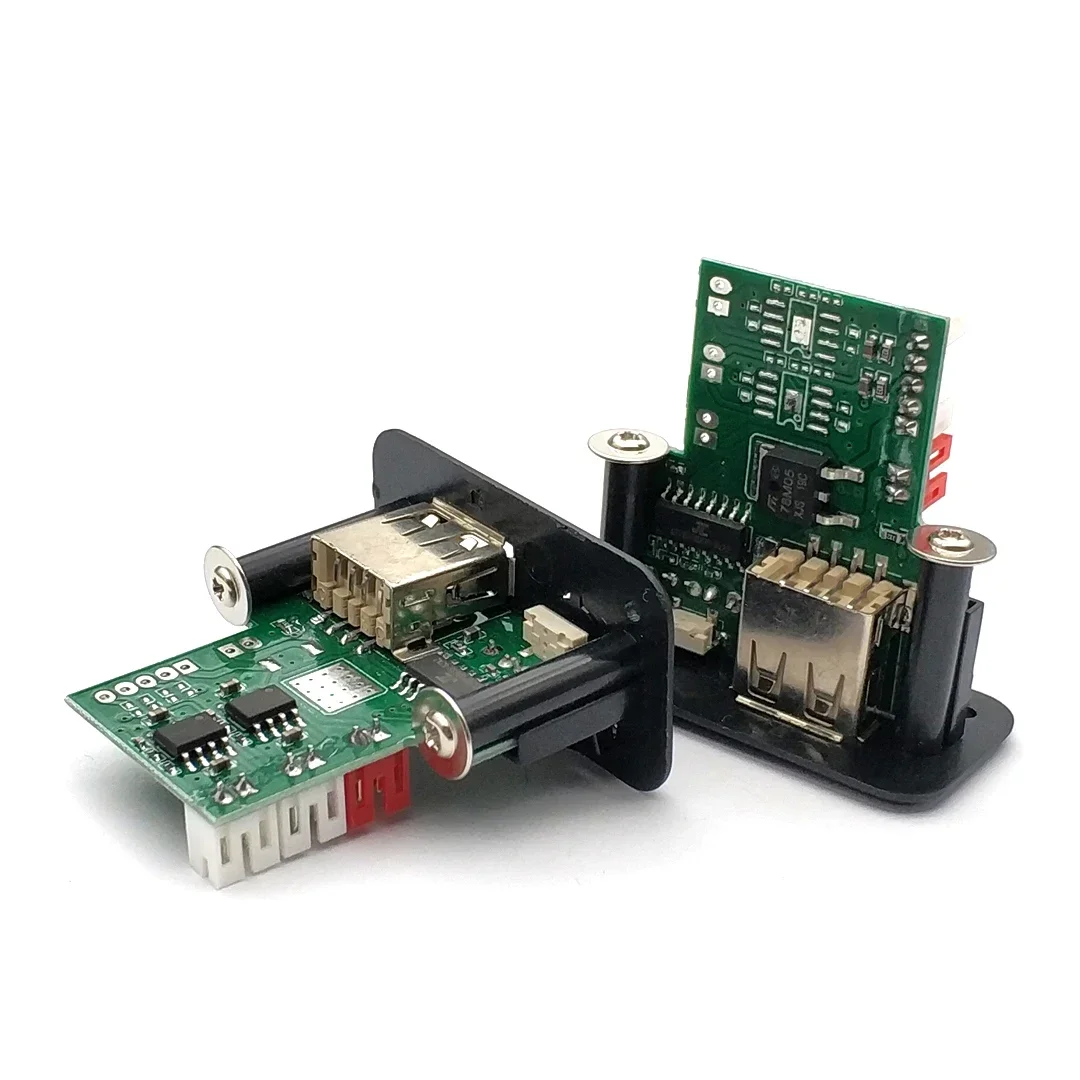 (Without Remote Control) 5V 12V MP3 WMA Decoder Board Car Audio USB TF Module MP3 Player Amplifier Board