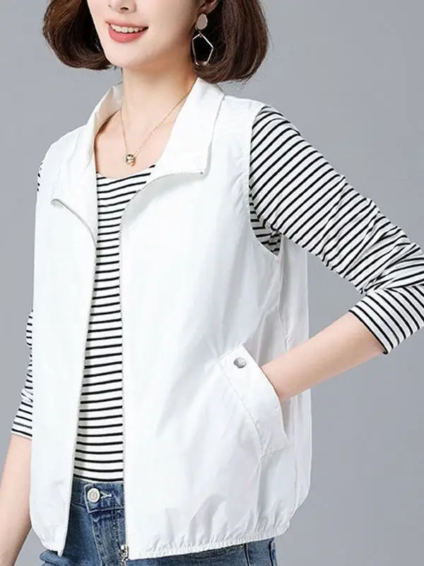 

Новый жилет Cuser больших размеров, весенне-осенняя тонкая верхняя одежда для женщин больших размеров, корейский жилет с высокой талией для поездок на работу