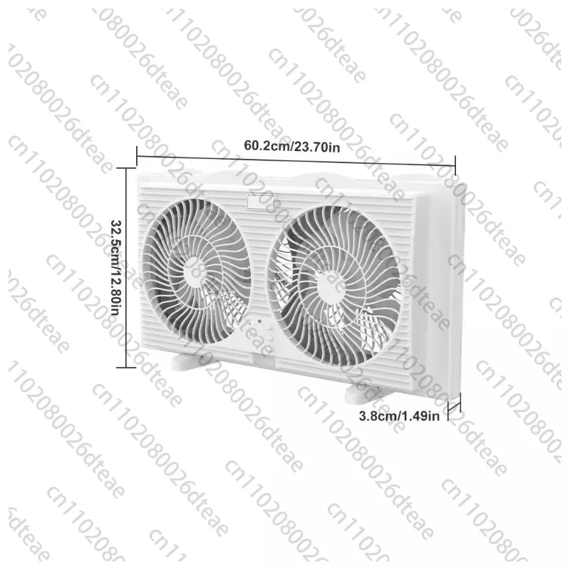 

Double exhaust fan kitchen exhaust fan household ventilation fan window type range hood