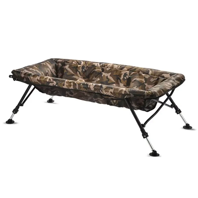 Fishing Carp Cradle 120cm Adjustable Folding Leg Cradle Oxford Fabric Steel Frame Freshwater Bass Fishing Equipment Wholesale
