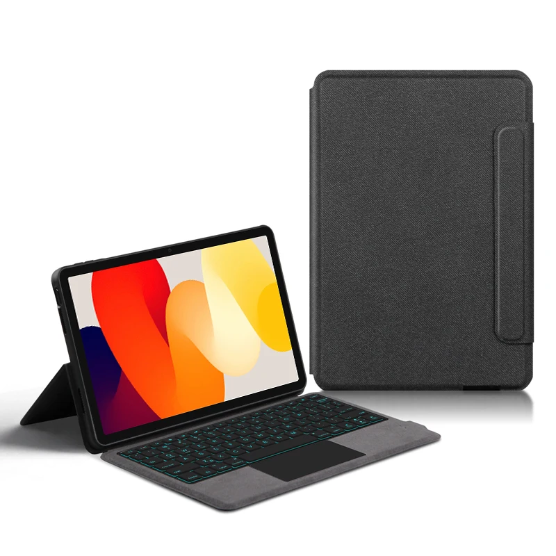 Imagem -06 - Magic Trackpad Keyboard Case para Xiaomi Redmi Pad se Tablet Cover 11 Árabe Espanhol Alemão Português Francês Teclado