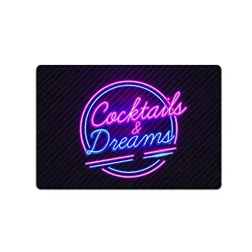 JP's Parcels Tin Signs Man Cave Décor - Metal Signs 12 x 8 in. Cocktails and Dreams