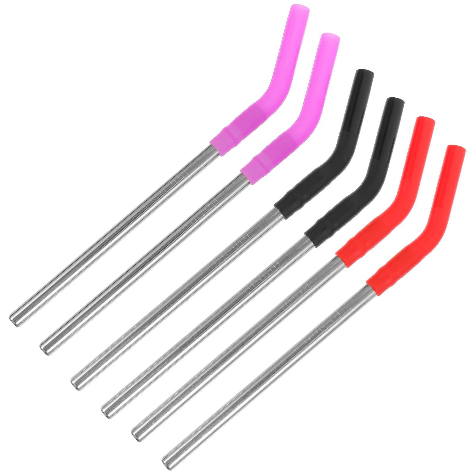 

10 Silicone Tips for 8mm Stainless Steel Straws Reusable Drinking Straws Green Yellow Orange Blue Gray Red Black Purple Pink