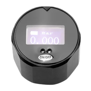 高精度 1/8 ''BSP (G1/8 '') 、 1/8NPT、M10、M8 スレッド 25 ミリメートルダイヤルデジタル圧力計 1 ''圧力計 400Bar 6000PSI