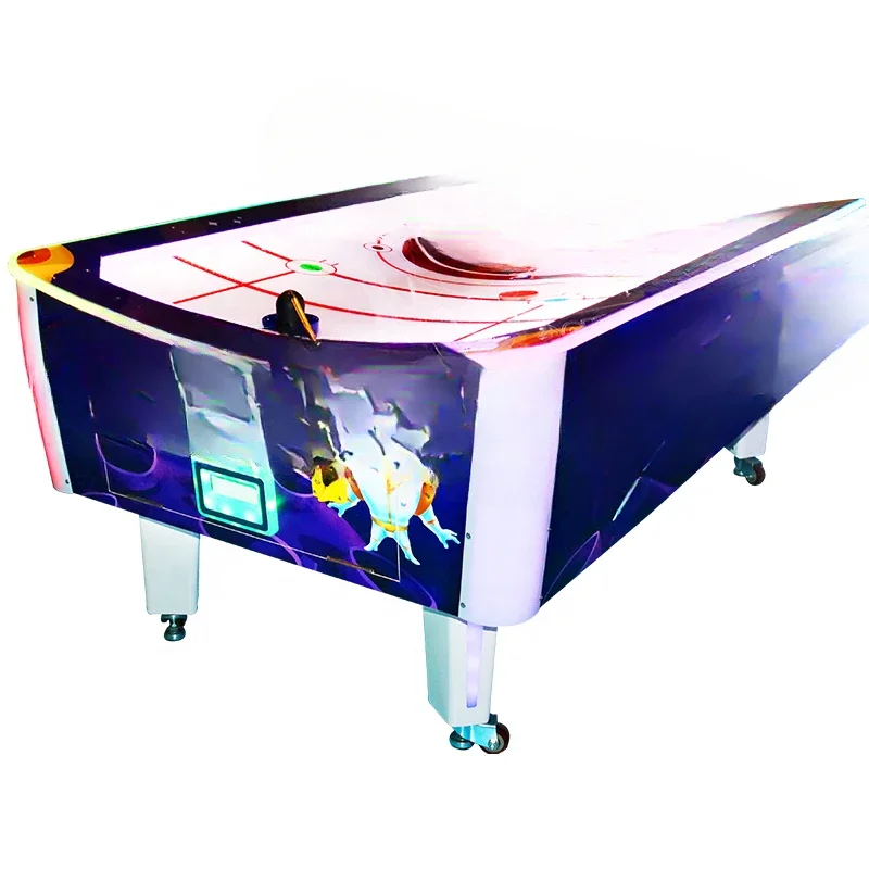 electric hockey table game air hockey game machine table sport wooden toy indoor children's ice hockey arcade game machine