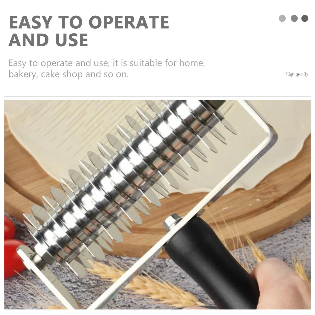 1Pcs Dough Lattice Roller Stainless Steel Plastic DIY Baking Tool Pastry Cookie Pie Cutter Kitchen Gadget Lattice Making Roller