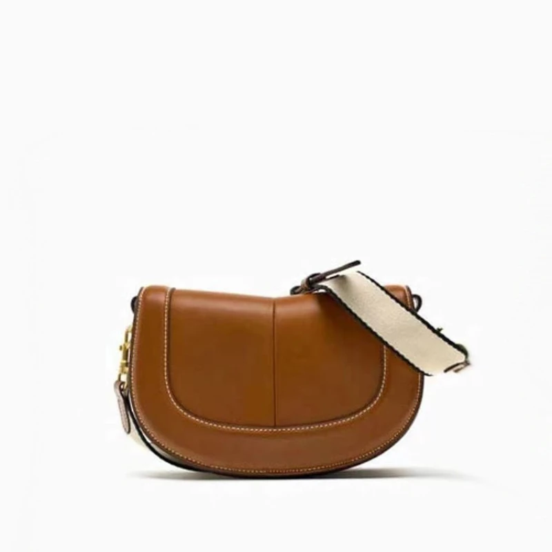 Women'S Fashionable Soft Saddle Crossbody Bag High-End Underarm Single Shoulder Bag Square Designer Luxury handbags Purses