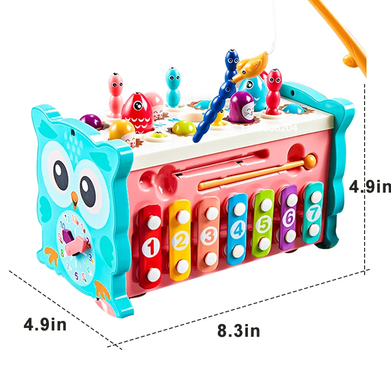 8IN1 Baby Educational Toys Kids Learning Education Development Games Montessori Sensory Toy For Baby Toddler 1 2 3 4 Years Gifts