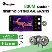 TOOLTOP M7 Outdoor Thermal Camera 256*192 Long-Distance Infrared Thermal Imager 8x Zoom TYPE-C For Animal Tracking Hunting