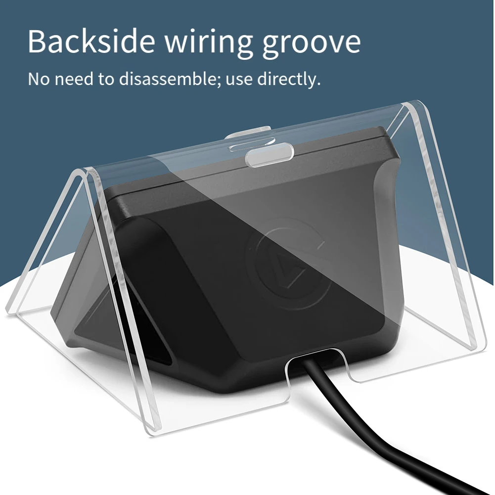 Transparent Acrylic Dustptof Cover For Stream-Deck-MK.2 Functional Live Studio Console Controller Desktop Protective Case