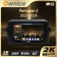 Ownice K6+ 2K 13.3 for Toyota Fortuner 2 2015 - 2020 Car Radio Multimedia Video Player Navi Stereo GPS Android 12 No 2din DVD