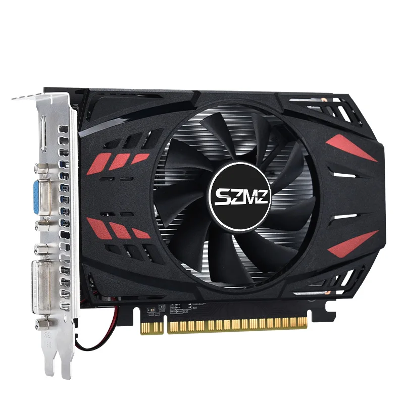 Kartu grafis JINSHARK GT730 4GB GDDR3 untuk rumah, kantor, hiburan, game, tampilan definisi tinggi, antarmuka HD VGA DVI