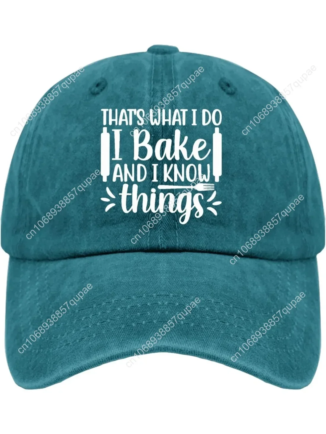 

Baseball Caps That's What I do I Bake and I Know Things Dad Hat, Vintage Baseball Caps for Men