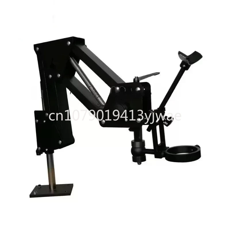 NEW Adjustable Extension Type Jewelry Jade Making Trinocular Binocular Stereo Microscope Spring Stand Holder Bracket Base