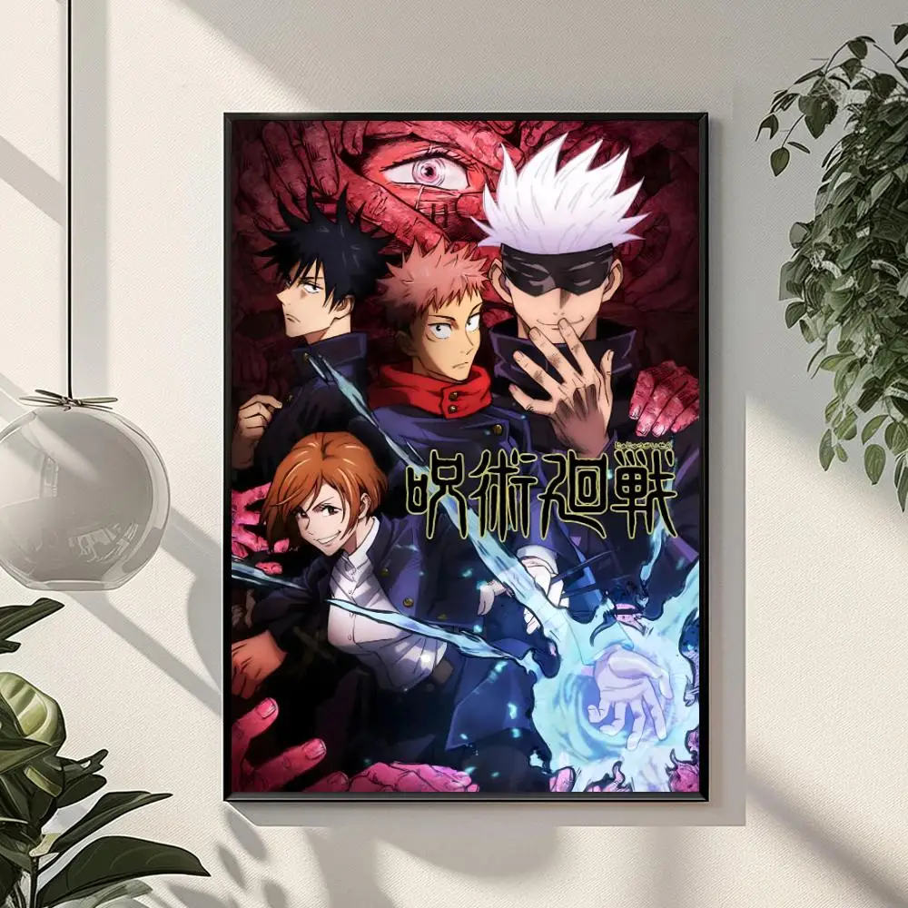 1 Stück J-Jujutsu K-Kaisen Anime-Poster Wandkunst für Zuhause Büro Essbereiche Wohnzimmer Schlafzimmer Raumdekoration – Detail 2