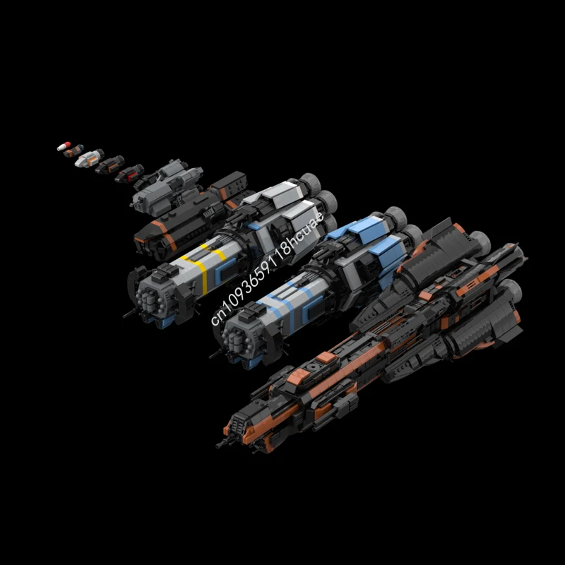 5332 elementy MOC Flota z serialu The Expanse, model do składania, klocki modułowe, zabawki edukacyjne dla dzieci, kreatywne rękodzieło, prezenty na urodziny i Boże Narodzenie
