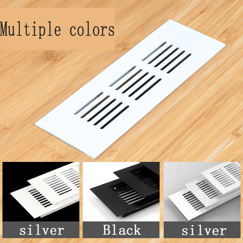 1PCS Perforated Sheet Aluminum Air Vent Ventilator Grille Cover Ventilation for Closet Shoe Air Conditioner Home Decor