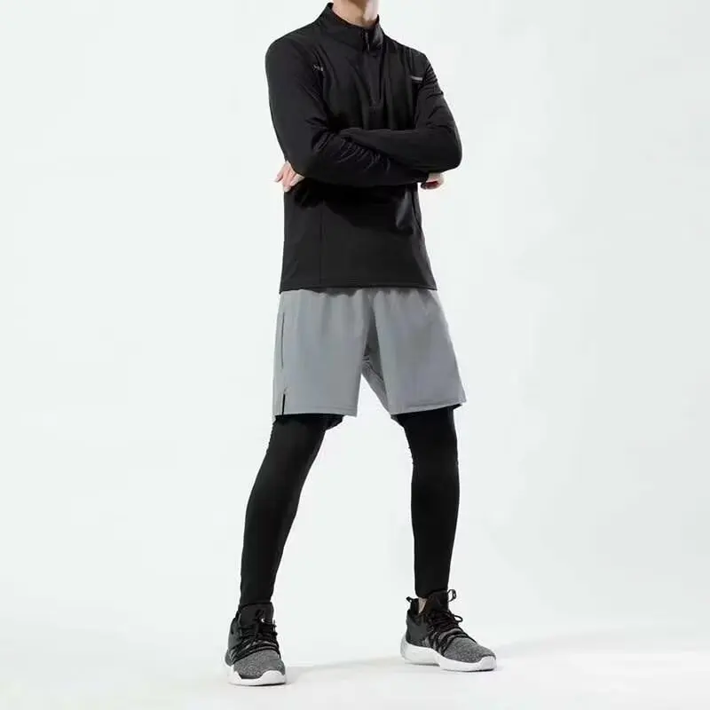 

Men's Spring Loose Straight Leg Sweatpants, Fall/Winter Two-Piece Casual Pants, Oversized Men's Trousers
