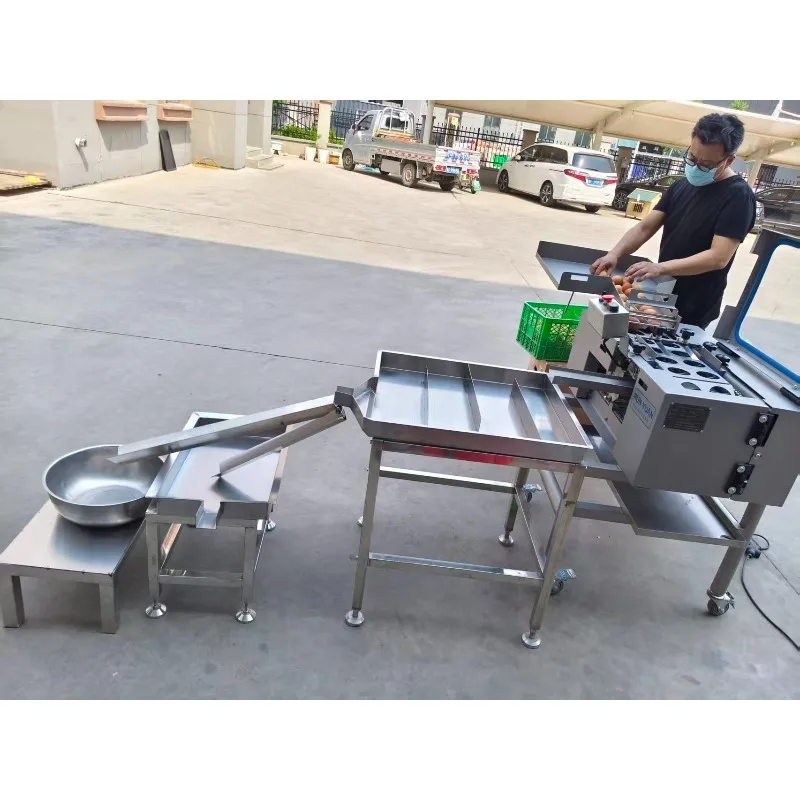 Custom Fully Automatic Egg White Yolk Separator Machine 304 Stainless Steel 5000-6000 Eggs/H 220V  for Bakery Food Factory