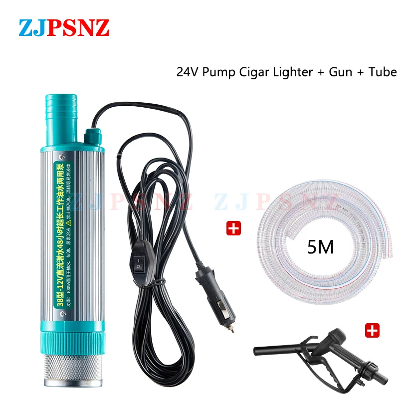 38mm 12V 24V Tragbare Mini Elektrische Auto Pumpe Zum Pumpen Diesel Öl Wasser Transfer Pumpe Camping Angeln tauchpumpe 30L/min – Detail 6
