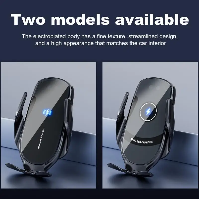 무선 차량용 충전기 휴대폰 거치대, 360 회전, 자동 클램핑, 자동 고속 충전, 휴대폰 브래킷, 내비게이션