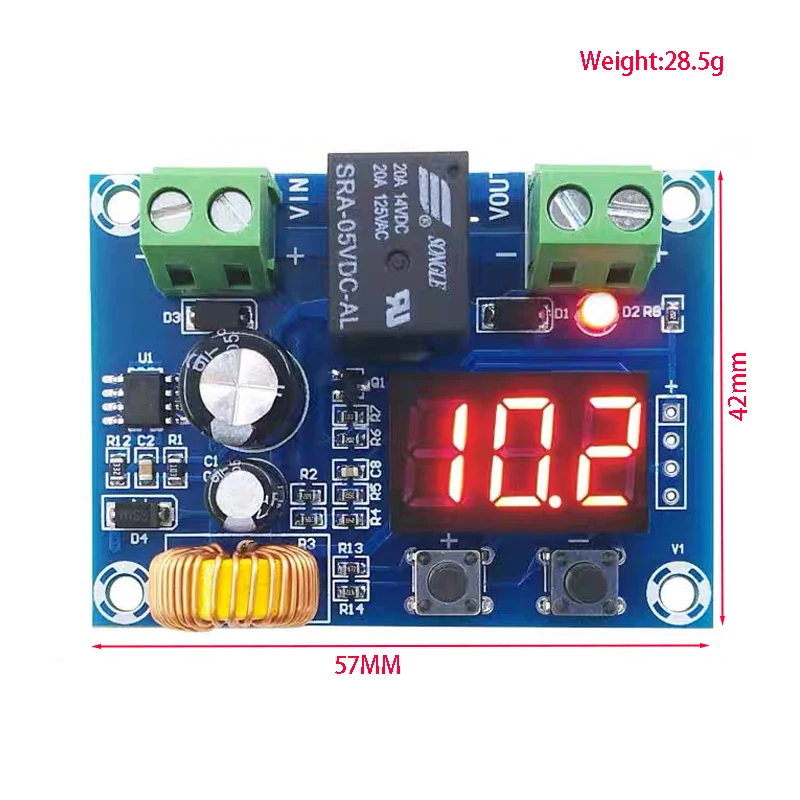 XH-M609 DC Voltage Protection Module Lithium Battery Undervoltage Loss Low Battery Disconnection